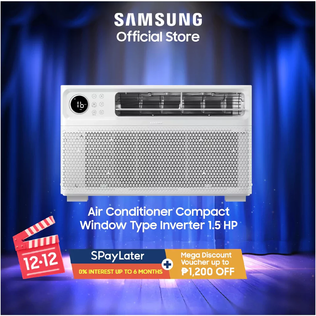 1.5 HP Air Conditioner Compact Window Type Inverter AW40F12D0ATNTC