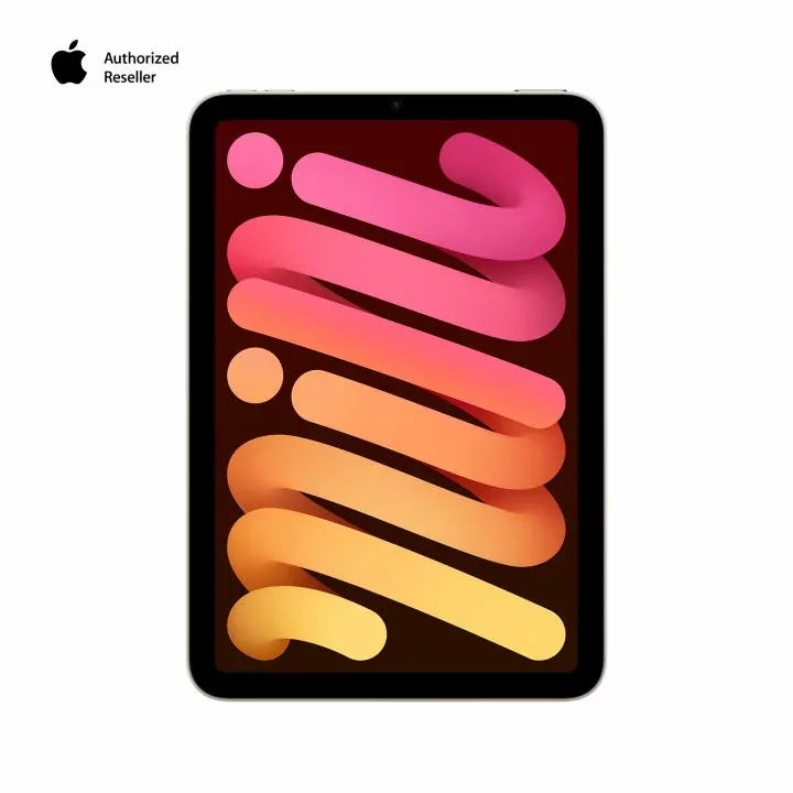 Apple iPad mini 6th generation Wi-Fi model in Space Gray, showing its compact 8.3-inch Liquid Retina display.