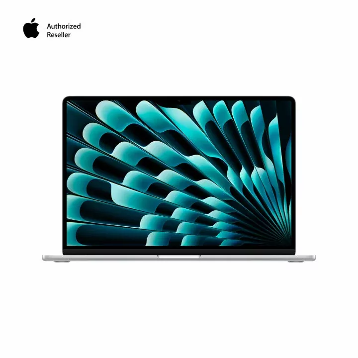 Apple MacBook Air 15-inch laptop with M3 chip, showing its large Liquid Retina display and sleek aluminum design.