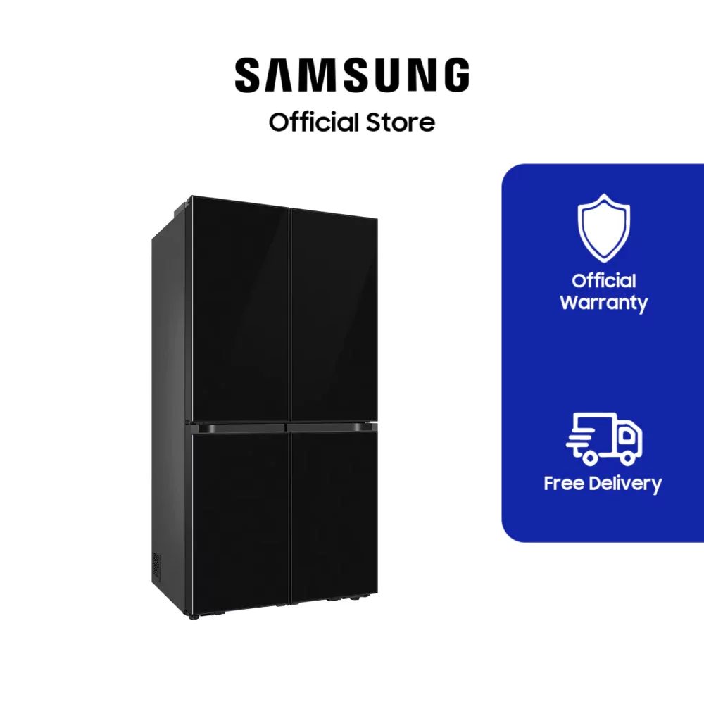 Bespoke Refrigerator FDR RF65DB90B022 Triple Cooling 24.0 cu.ft. Clean Black RF65DB90B022TC