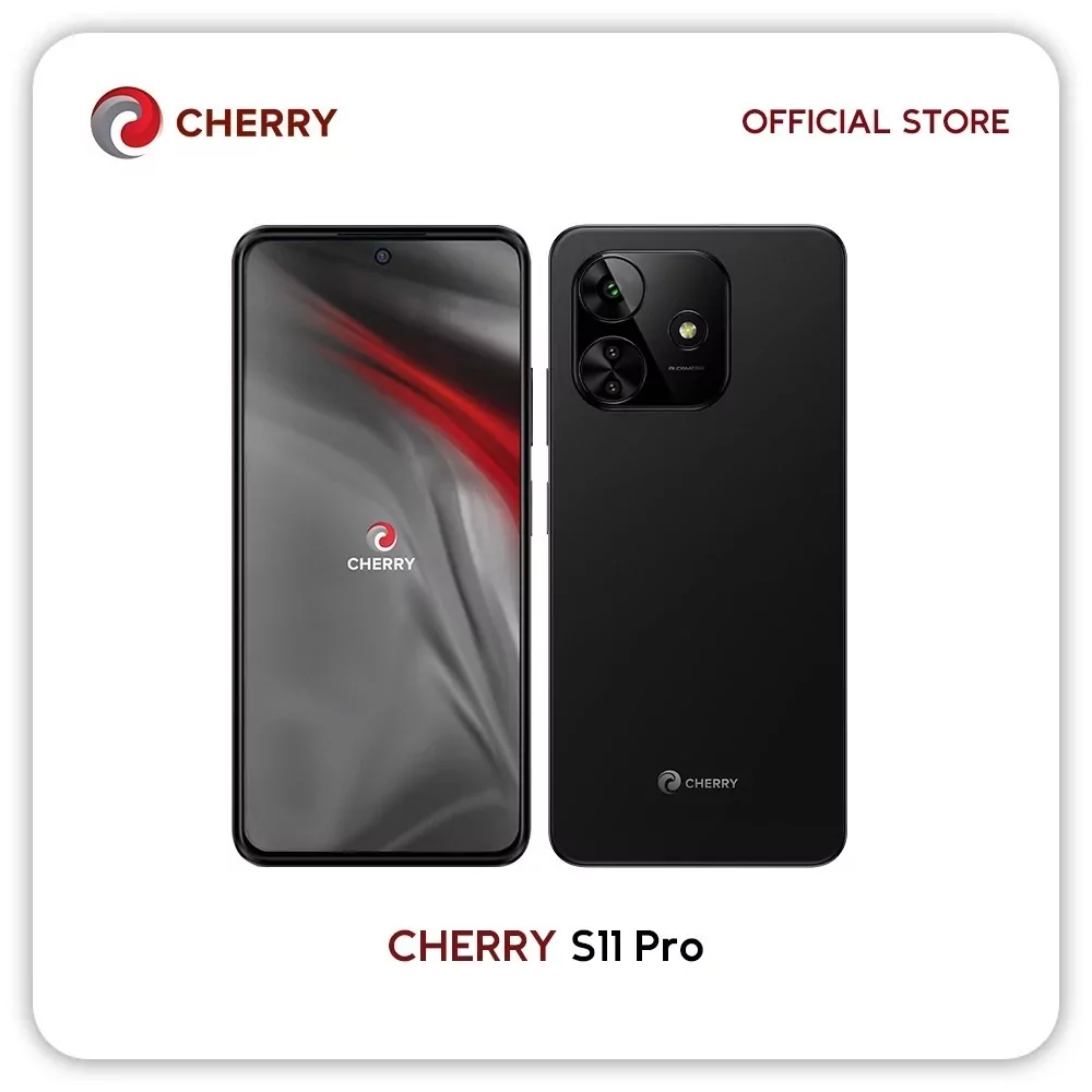 CHERRY Aqua S11 Pro smartphone with free Bluetooth speaker, game controller, and screen protector bundle.