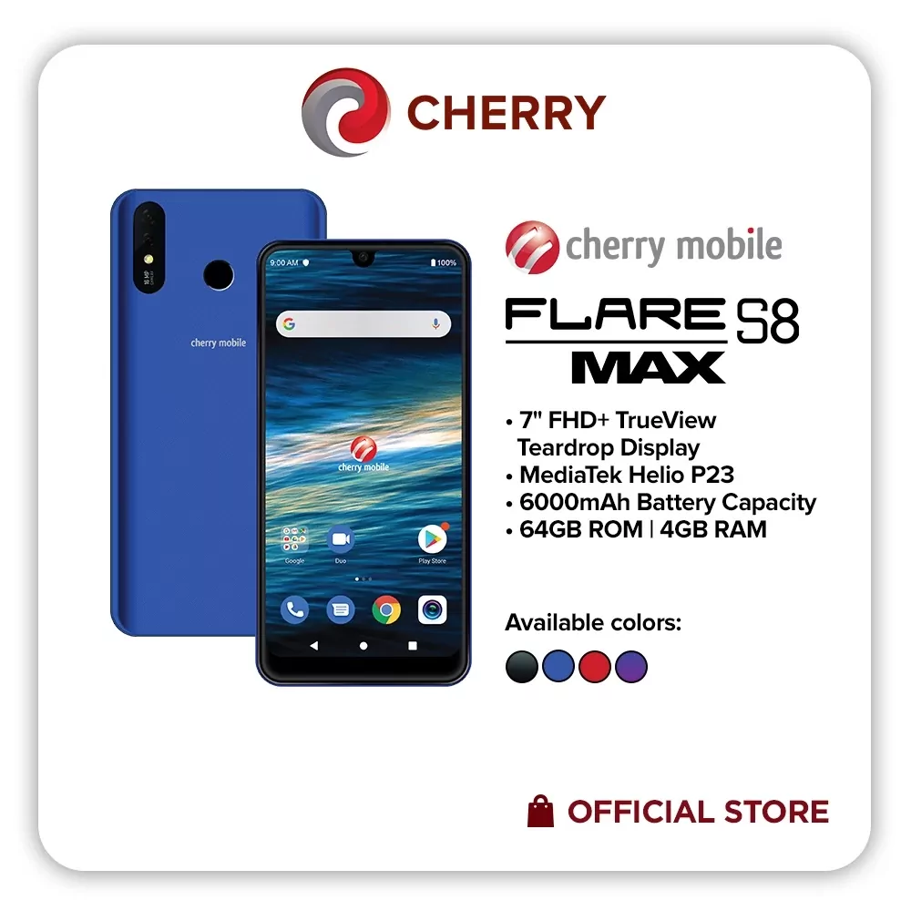 Cherry Mobile Flare S8 Max with FREE Game Controller, Tempered Glass