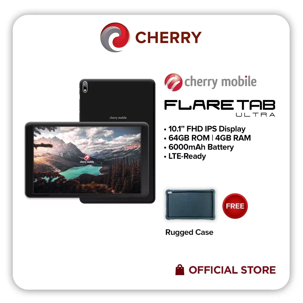 Cherry Mobile Flare Tab Ultra with Rugged Case