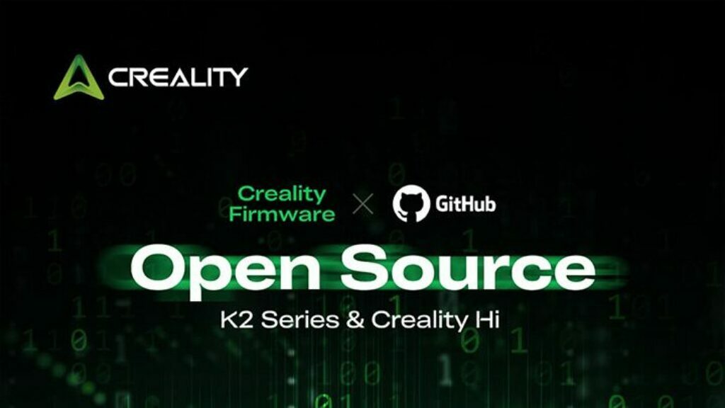 Creality releases 3D printer firmware to open-source community