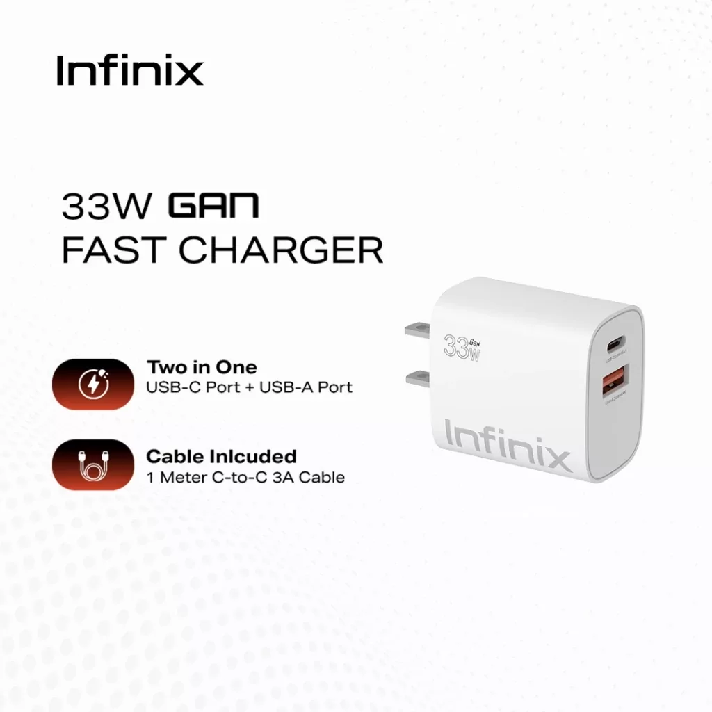 Infinix Gan 68W Fast Charger