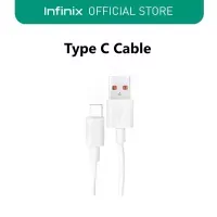 Infinix 1-meter USB Type-C charging and data cable shown in packaging.