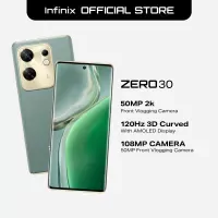 Infinix Zero 30 4G smartphone product shot showing design and display.