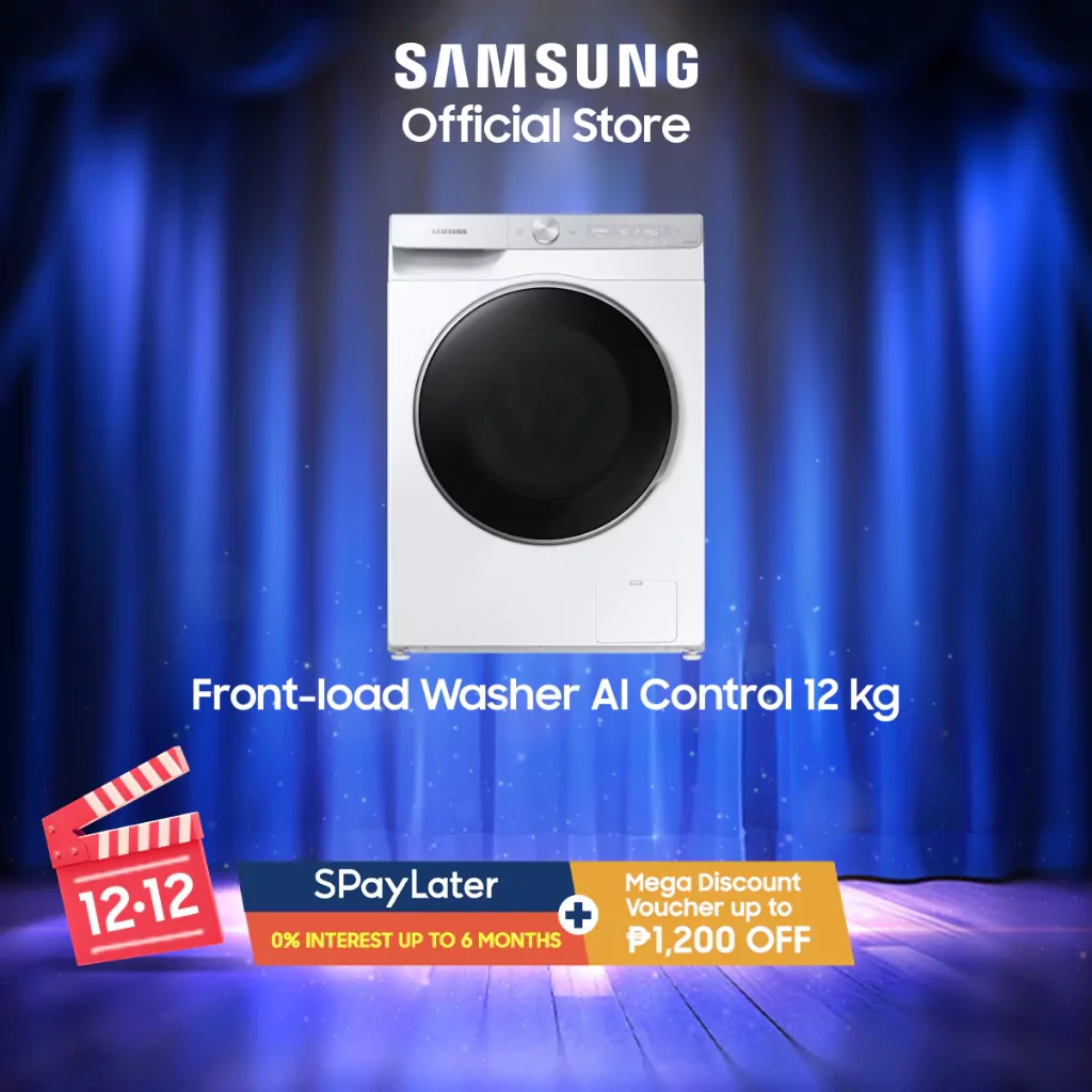 12 kg Laundry Front-load Washer AI Control WW12CGP44DSHTC