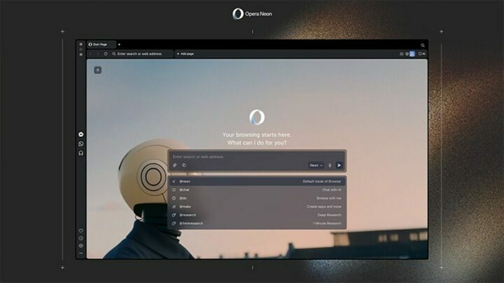 Opera Neon agentic AI browser now open to public