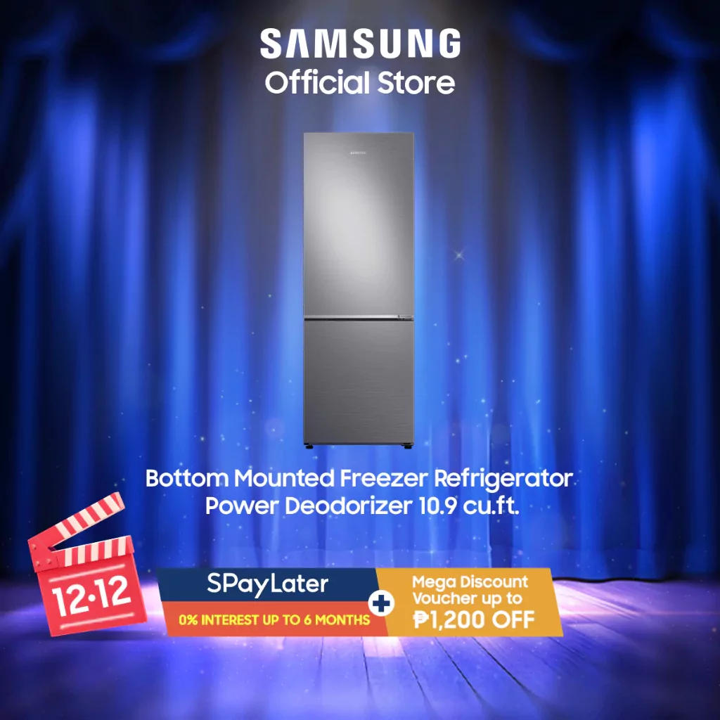 Samsung 10.9 Cu.Ft. Bottom Mount No Frost Inverter Ref RB30N4020S9/TC