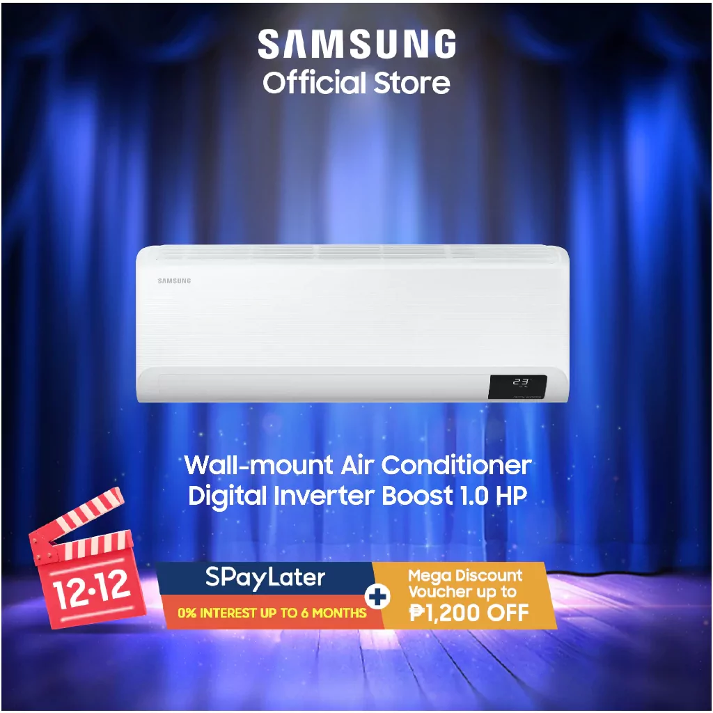 Samsung 1.0 HP Air Conditioner S-Inverter AR09TYHYEWKNTC