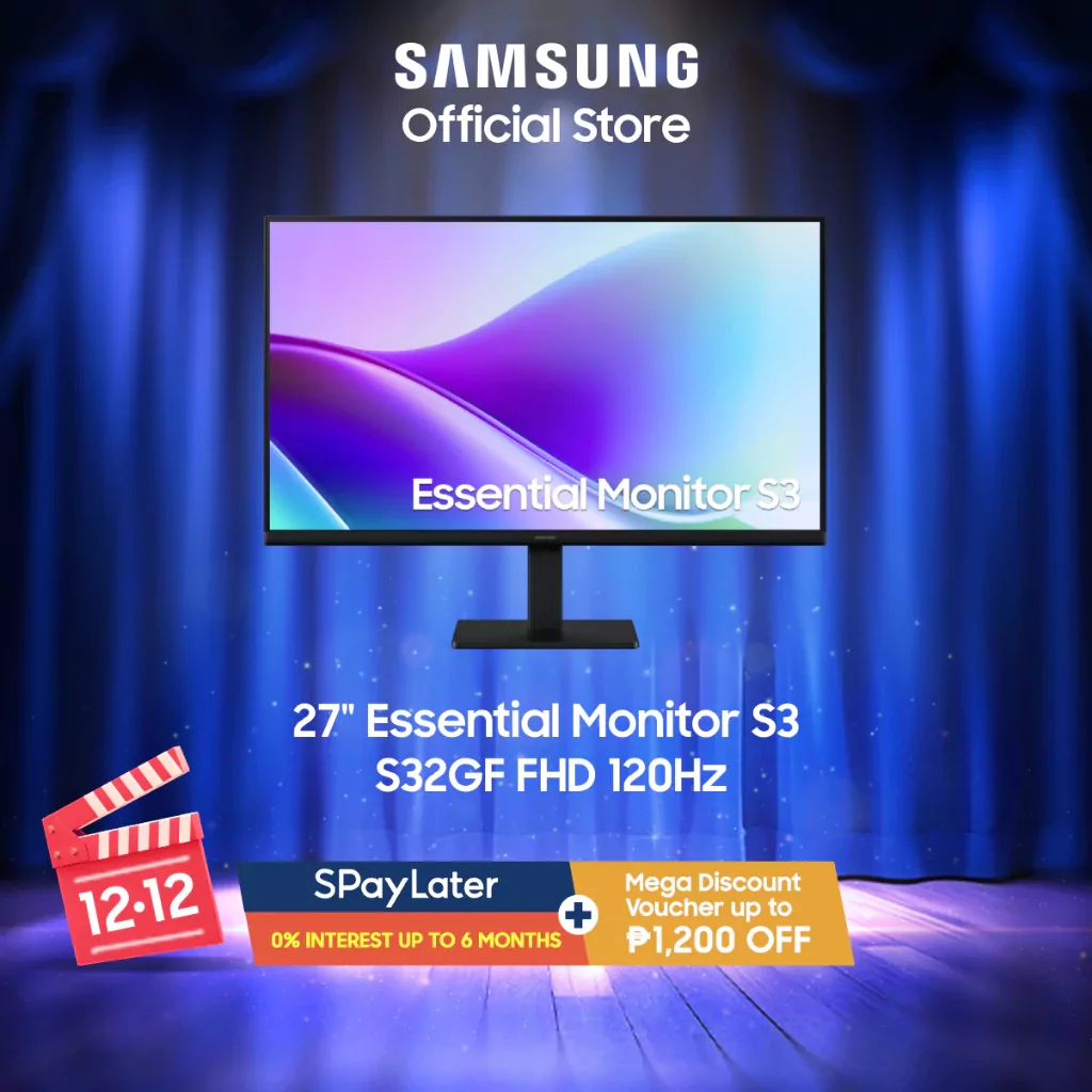 27" Essential Monitor S3 S32GF FHD 120Hz LS27F320GAEXXP