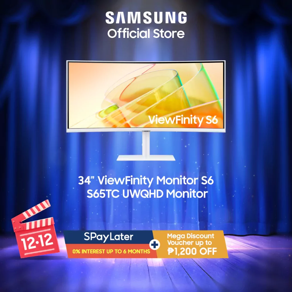 34" ViewFinity S6 S65TC UWQHD Monitor LS34C650TAEXXP