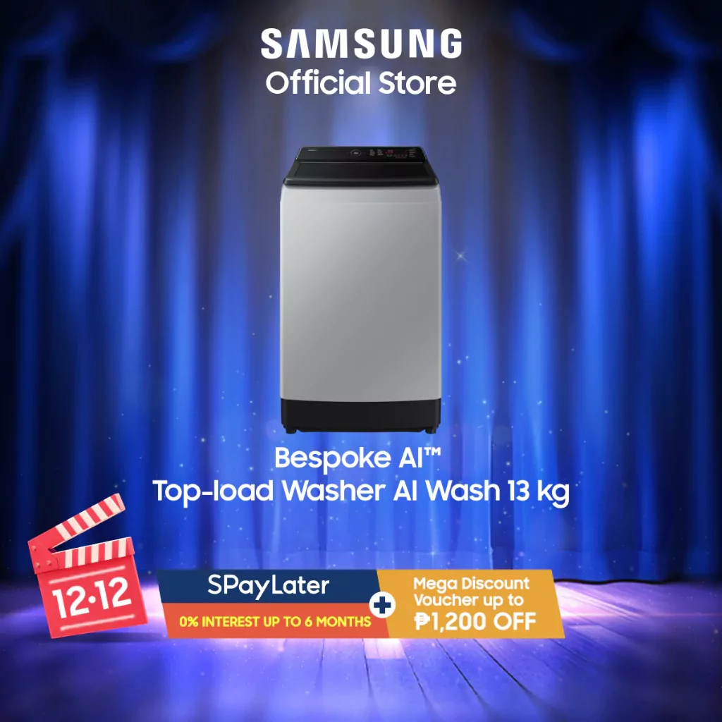 13 kg Bespoke AI Laundry Top-load Washer AI Wash WA70F13E4LTC