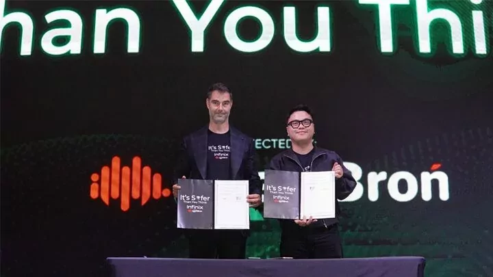 IT security dashboard interface for Infinix systems showing network monitoring and threat analysis.